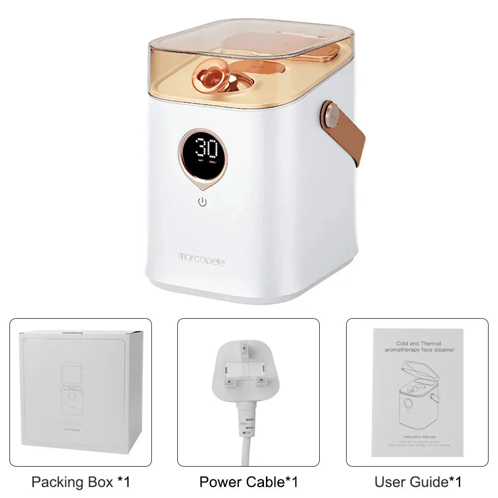 Nano Ionic Face Steamer with aromatherapy function and fast heating technology